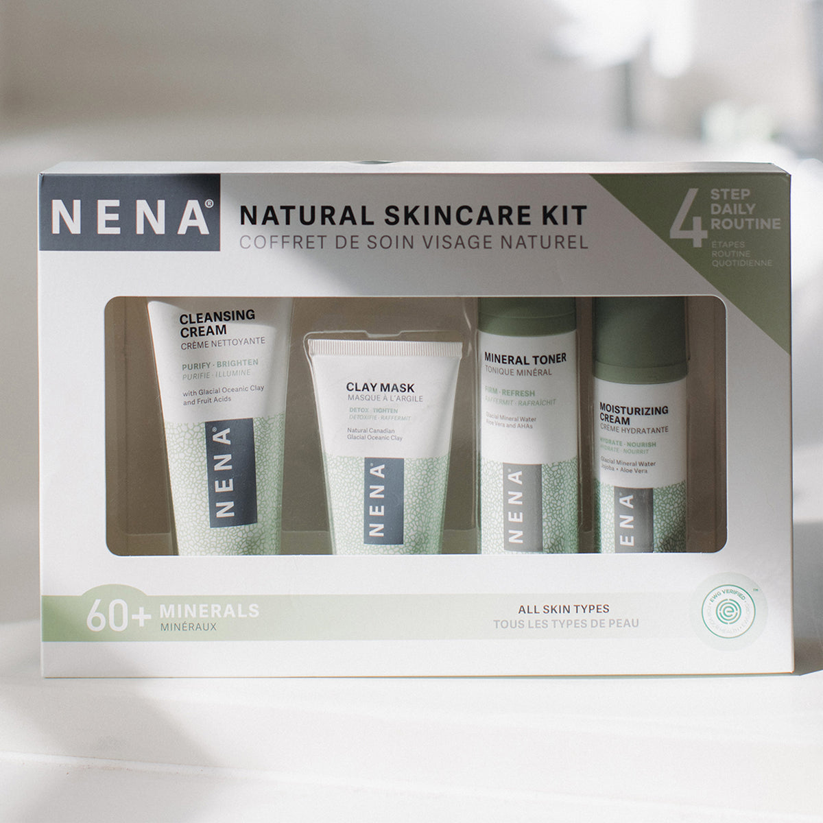 NENA Glacial Clay Skincare - Natural Skincare Kit | 4-step system