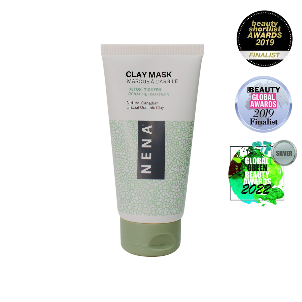 NENA Glacial Clay Mask | Made of 98% Glacial Oceanic Clay - Natural Skincare