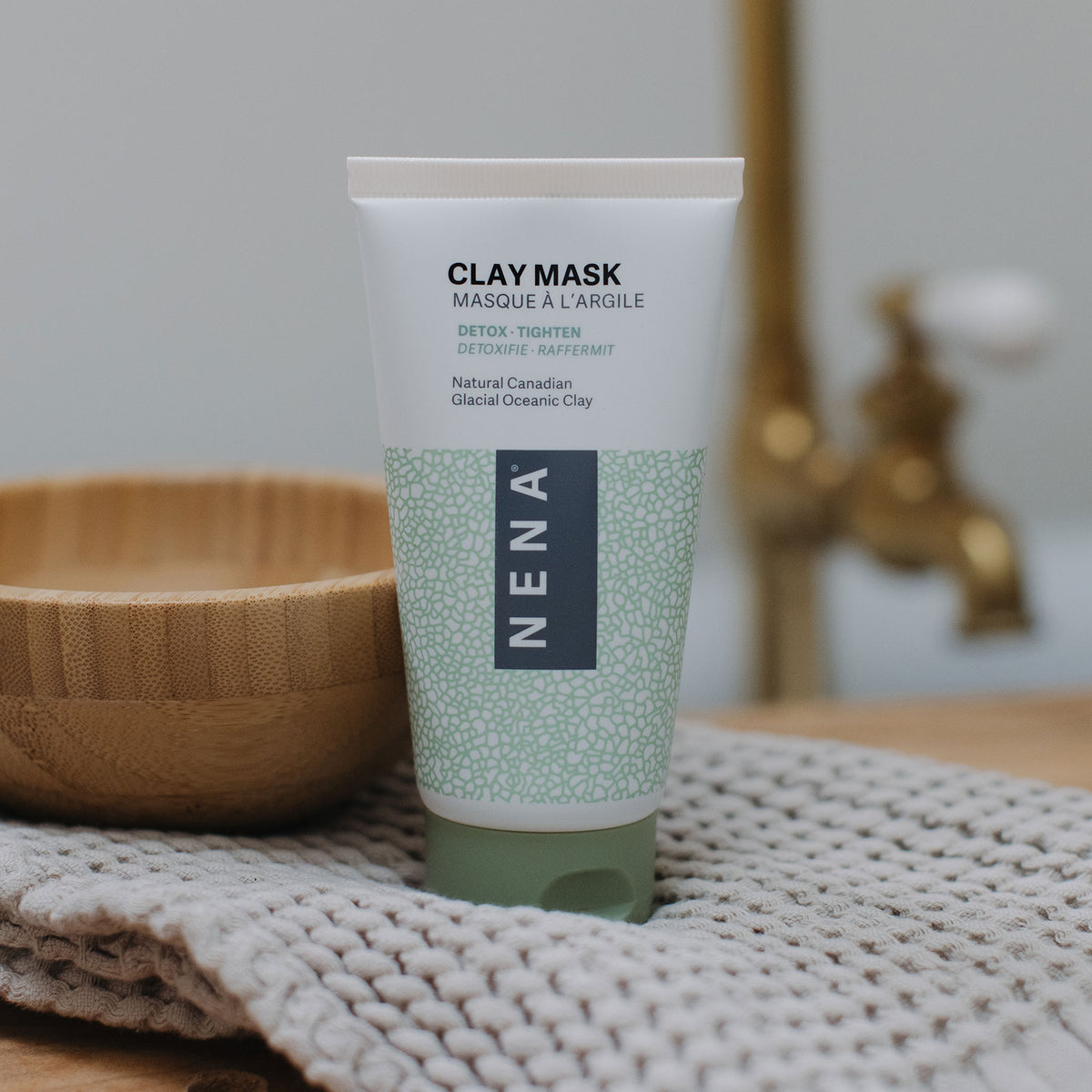 NENA Glacial Clay Mask | Made of 98% Glacial Oceanic Clay - Natural Skincare