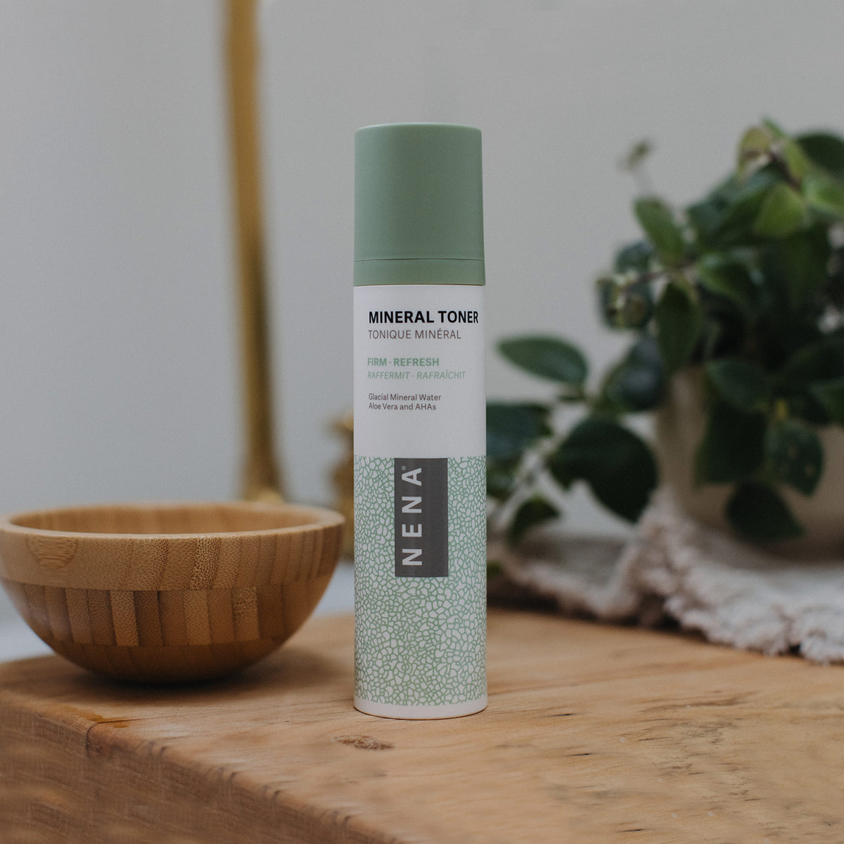 NENA Glacial Clay Skincare - Mineral Toner | Naturally Refreshing & Balancing